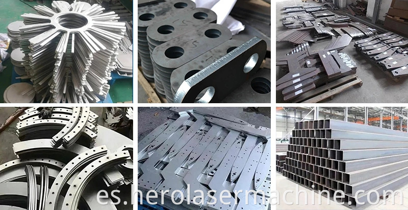 Herolaser 12025 Serie óptica de fibra óptica cortadores de máquina de corte con plataforma de intercambio para chapa de metal